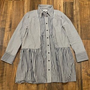 GANNI mini shirt dress